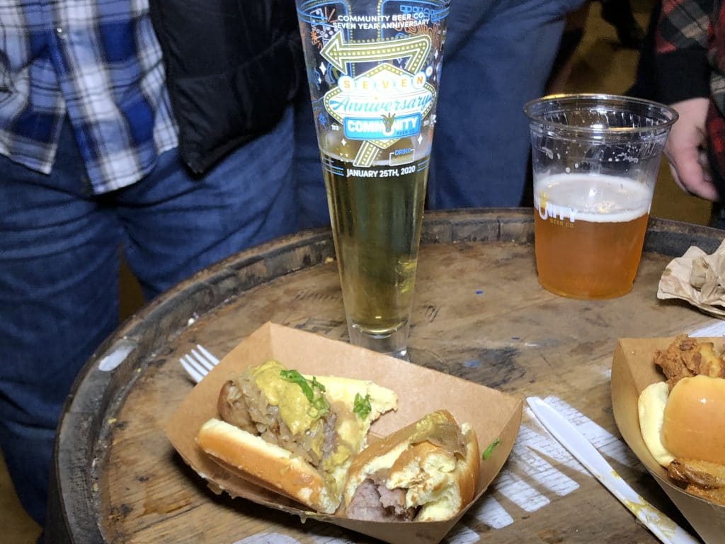 Texas Lager and Sausage