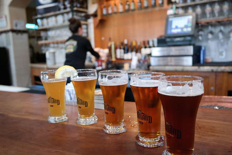 Tasting At Portland Brewery