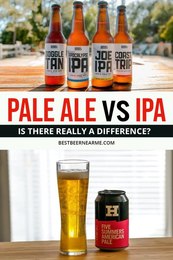 Difference between ipa and pale ale