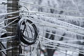 frozen power lines