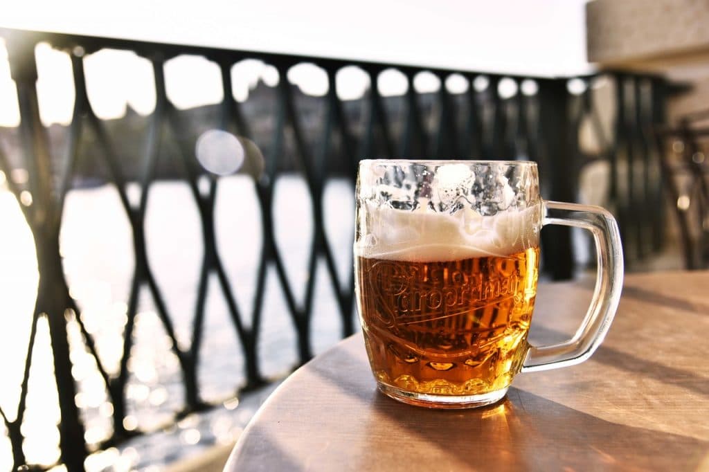 Märzen Beer on the table