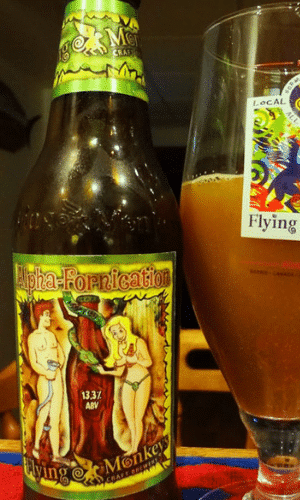 Alpha Fornication from Flying Monkeys - What Beers are Hoppy