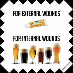 wounds beer meme